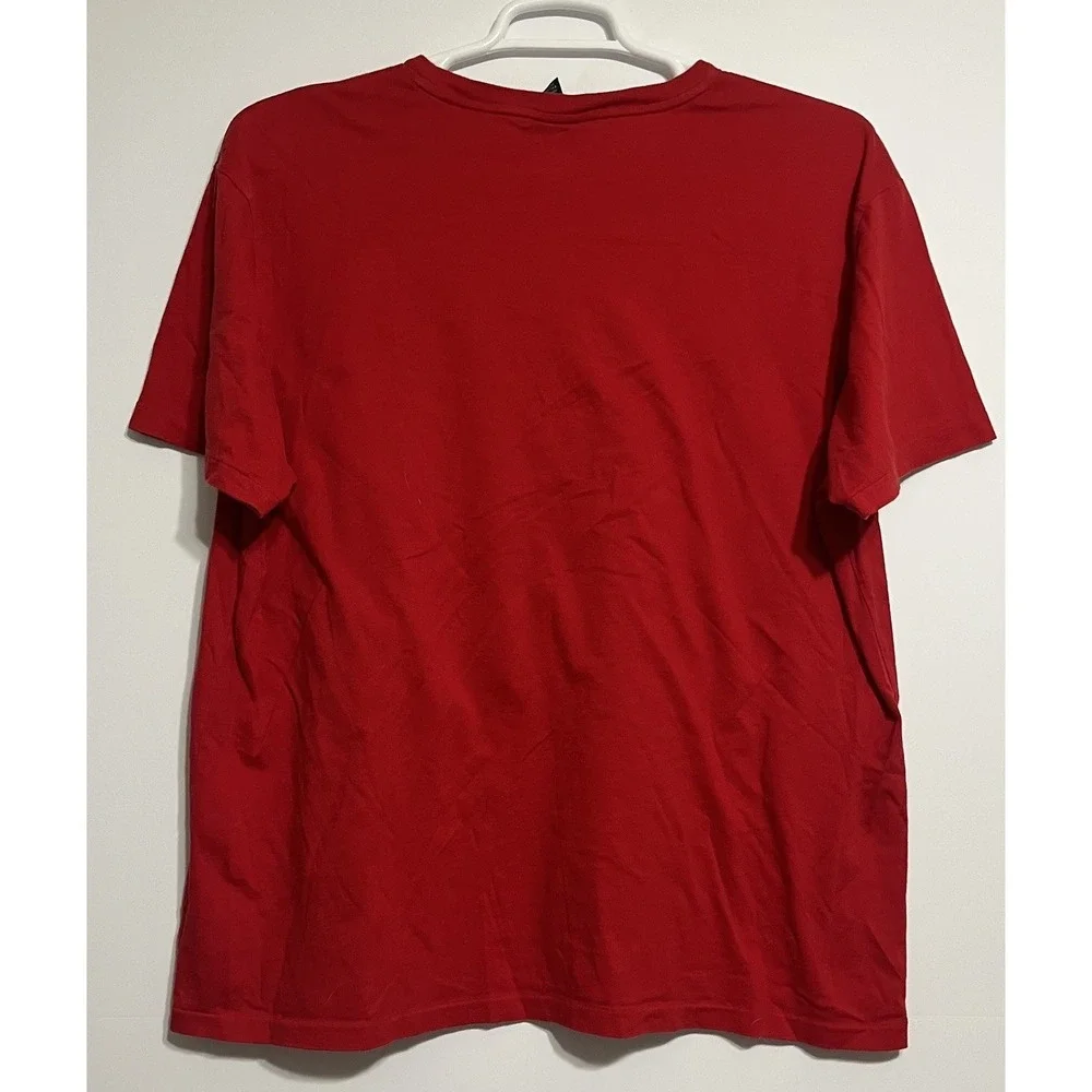 Polo Ralph Lauren Men's Size XL Short Sleeve T-ShirtSolid Red Cotton